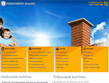 Tablet Screenshot of frezovaniekominov.sk